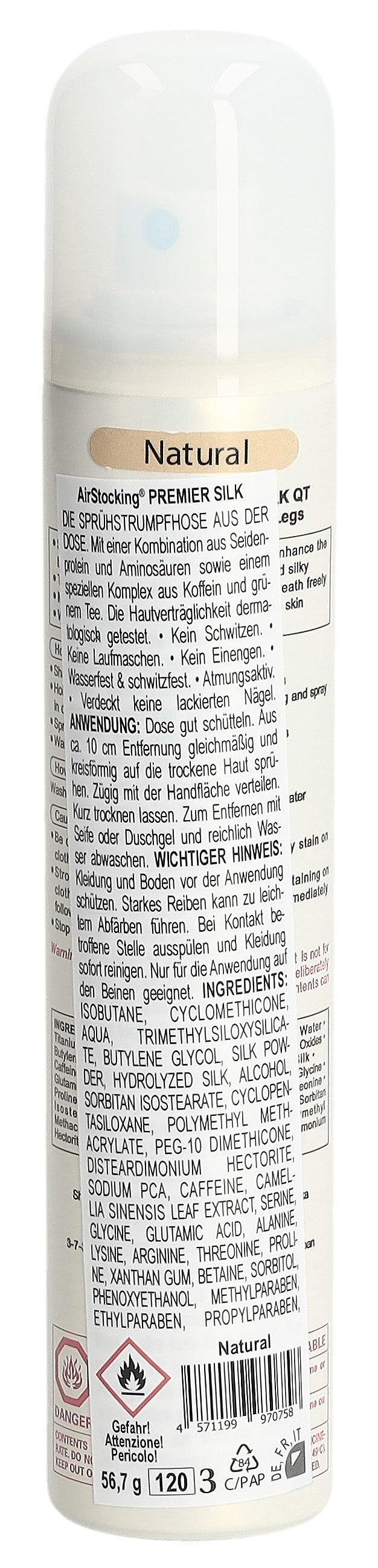 Air Stocking Premier Silk Calze spray Natural (56g)