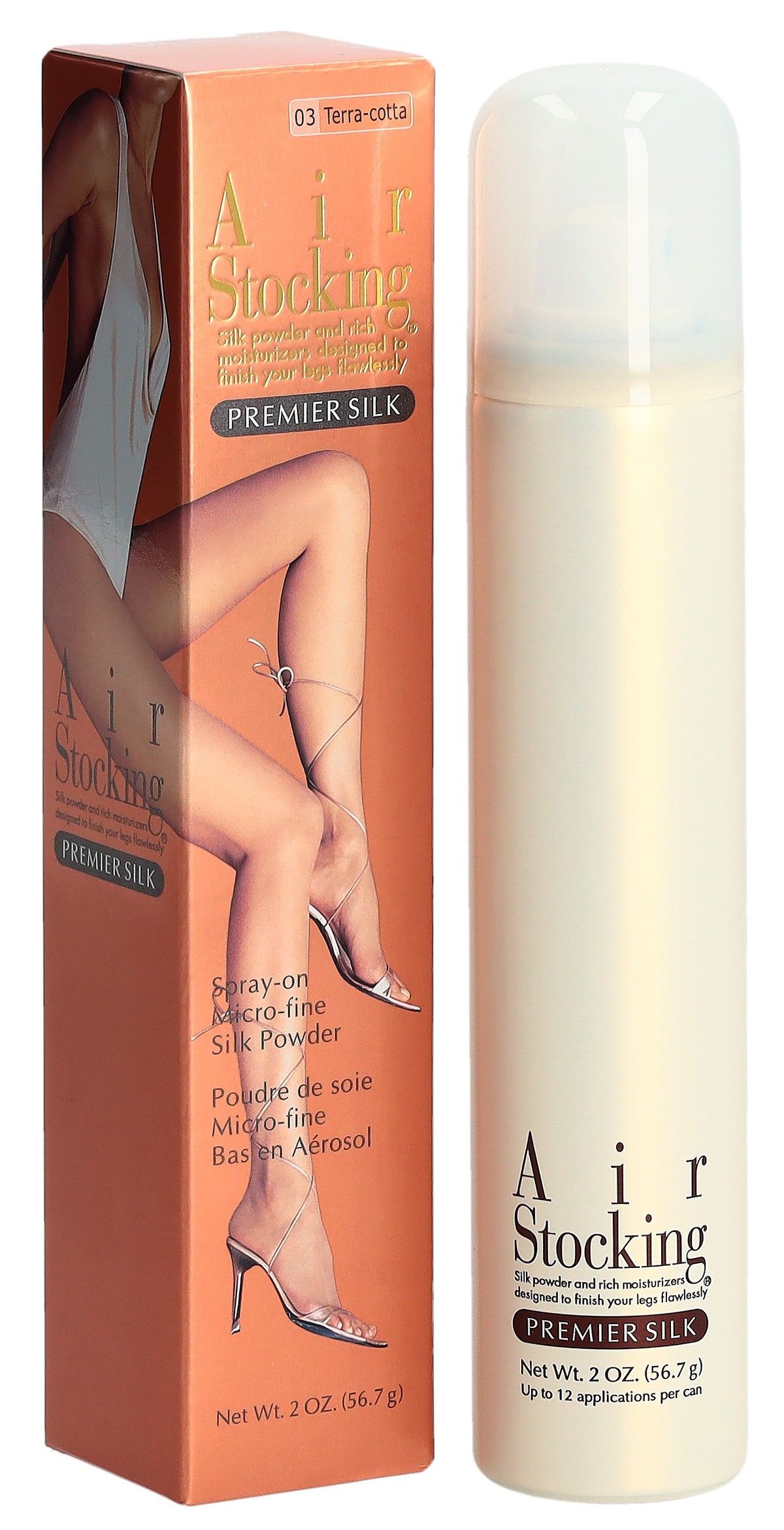Air Stocking Premier Silk Spray-on Stockings Terracotta (56g)