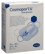 Cosmopor I.V. Fixierverband transparent 10cm x 12cm (50 Stk)