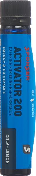 Sponser Activator 200 Caffeine Ampoule Cola-Lemon (25ml)