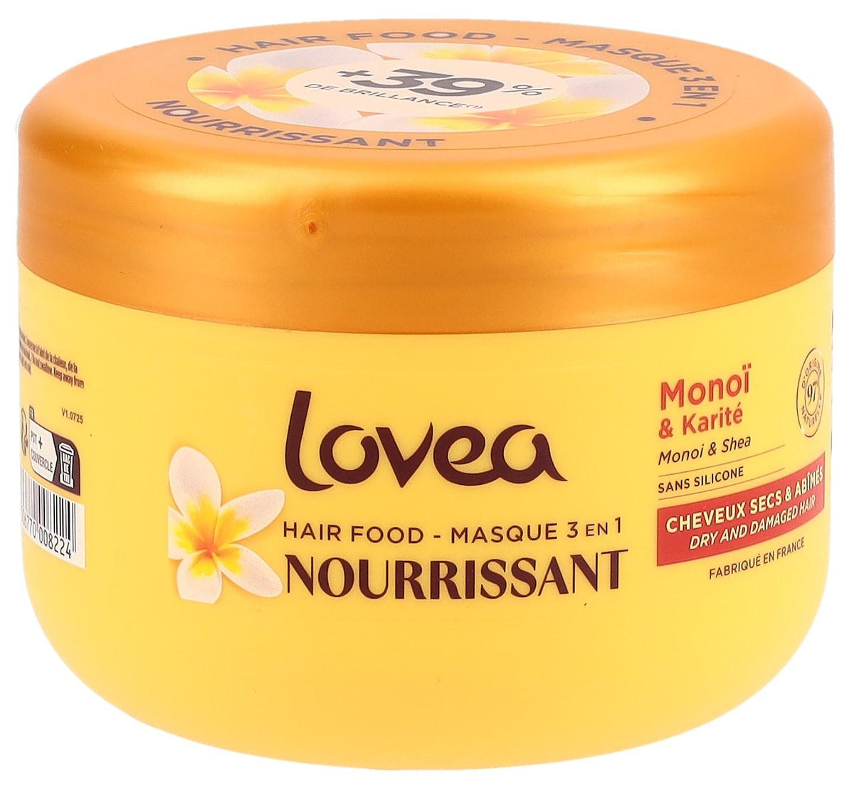 Lovea Hair Food Mask 3in1 Monoï & Karité (390ml)
