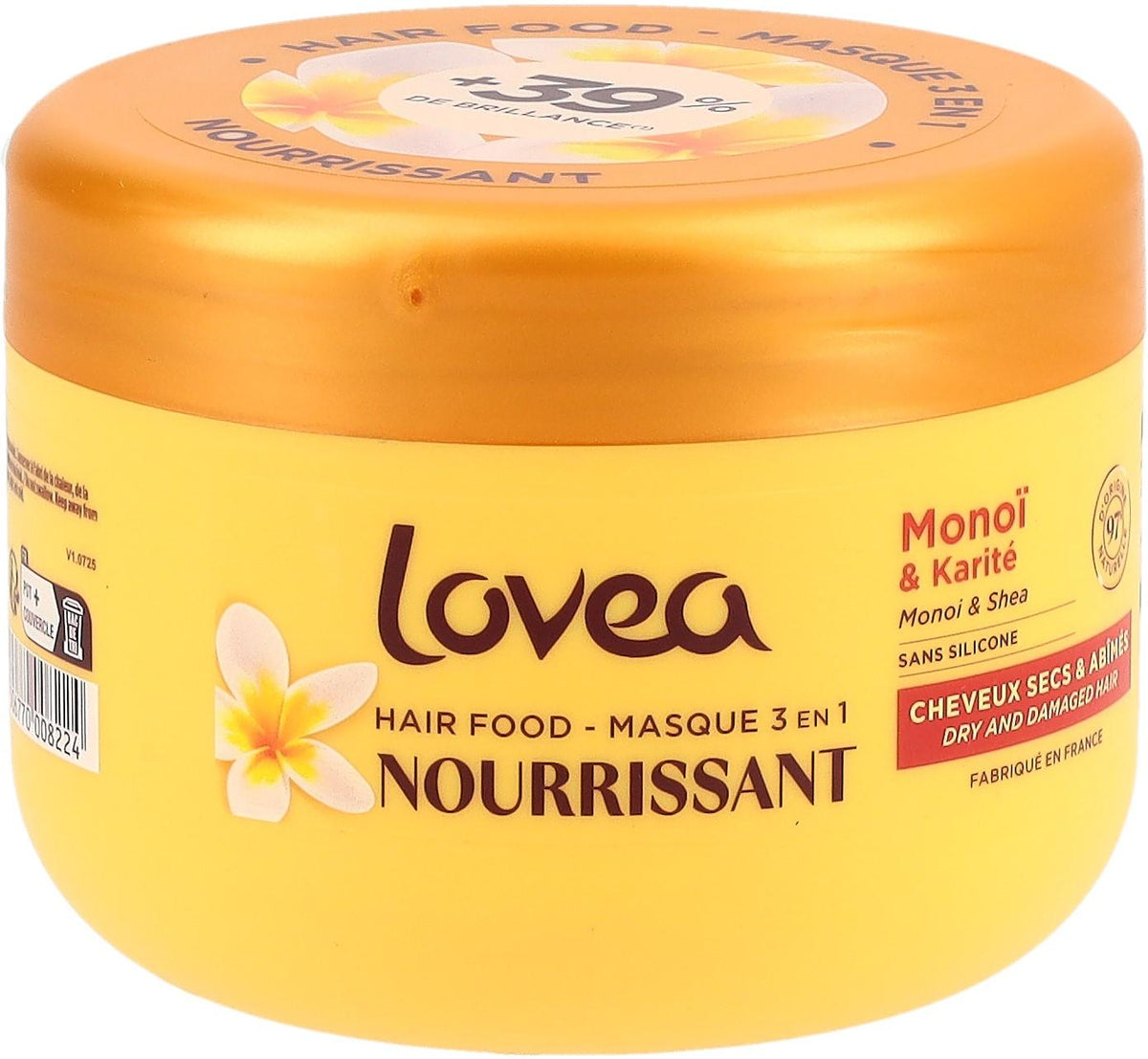 Lovea Hair Food Mask 3in1 Monoï & Karité (390ml)