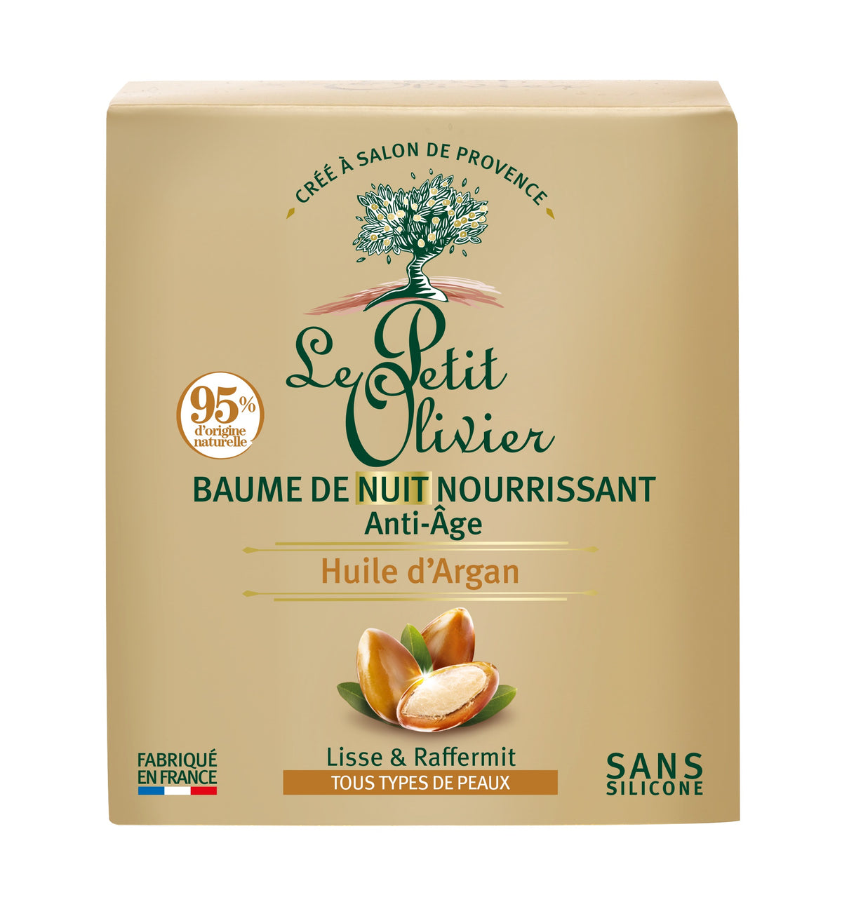 Le Petit Olivier Anti-Aging Nachtbalsam Arganöl (50ml)
