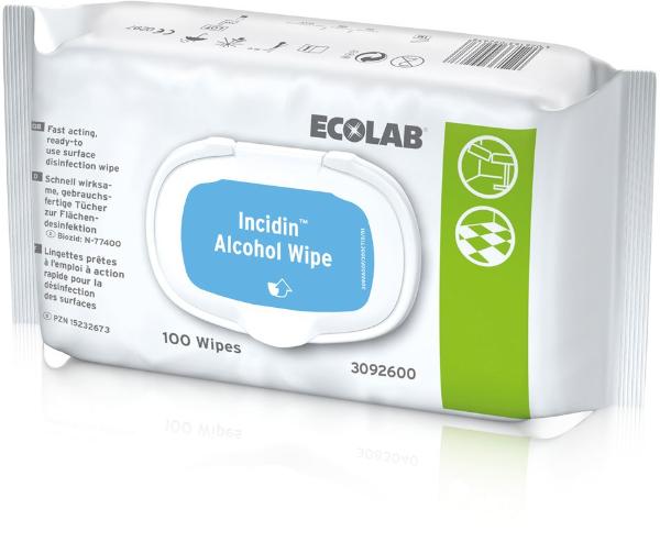 Incidin Alcohol Wipe Disinfectant Wipes (100 pcs)