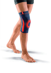 SPORLASTIC Genu-Hit Supreme Kniebandage Grösse 4 orange/blau (1 Stk)