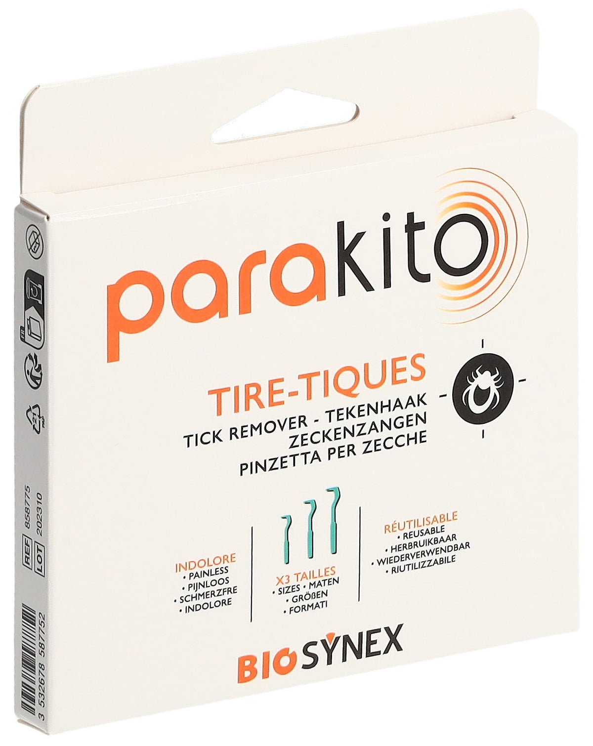 parakito Zeckenzangen (3 Stk)