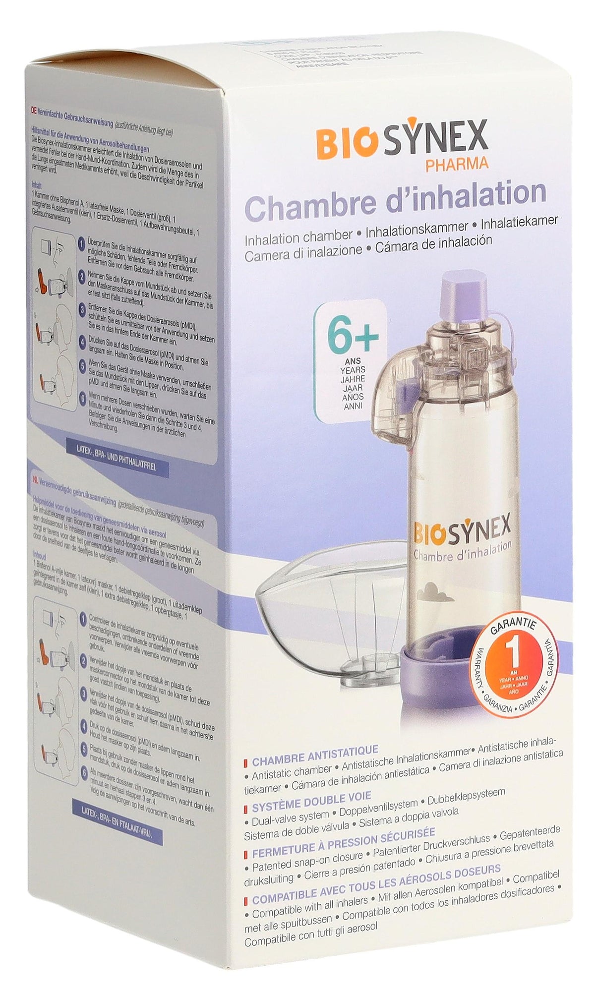 BIOSYNEX Inhalationshilfe 6 Jahre + (1 Stk)