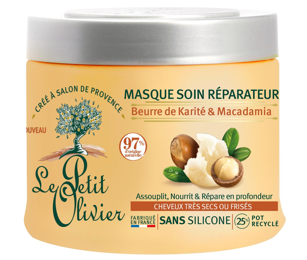 Le Petit Olivier Maschera Capelli Karité & Macadamia (330ml)