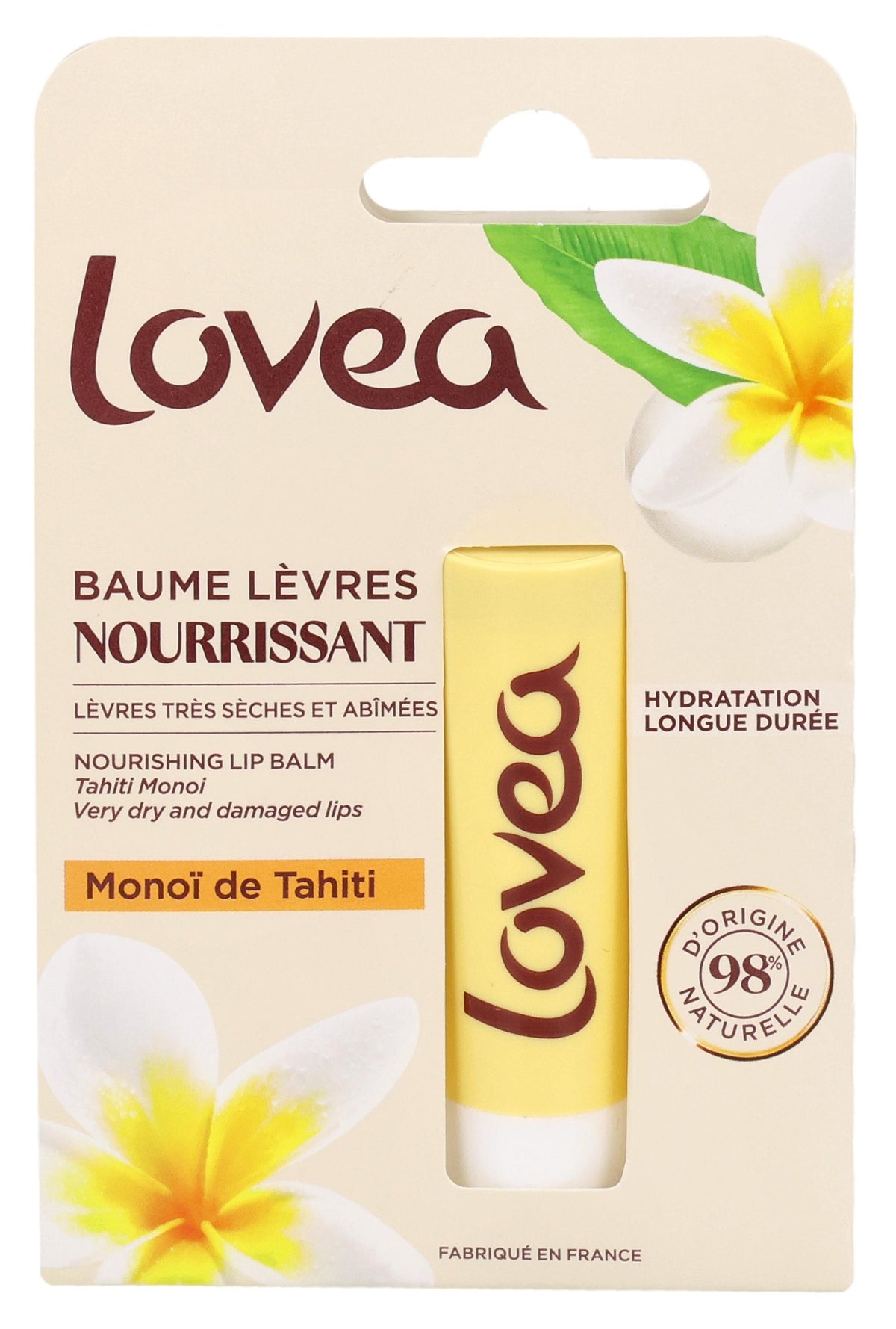 Lovea Lippenbalsam Monoï de Tahiti (4g)