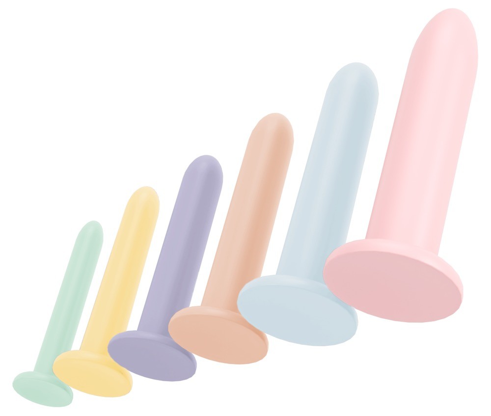 You2Toys 6-teiliges Dildo-Set in Pastellfarben (1 Stk)