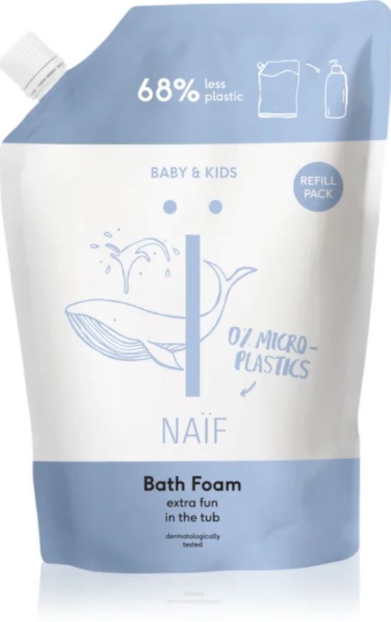 Naïf Relaxing Bath Foam Baby & Kids Badeschaum Refill (500ml)