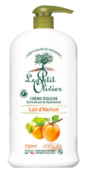 Le Petit Olivier Crème Douche Lait d'Abricot (750ml)