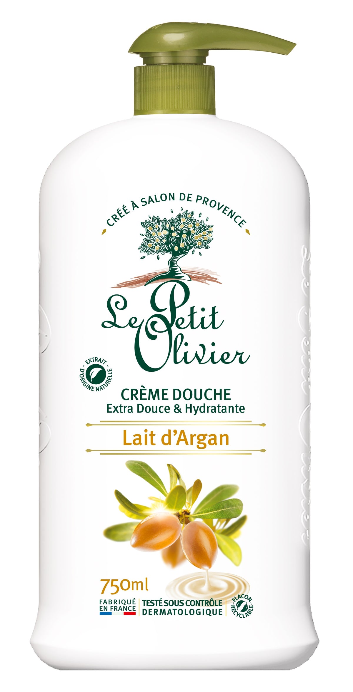 Le Petit Olivier Crème Douche Lait d'Argan (750ml)