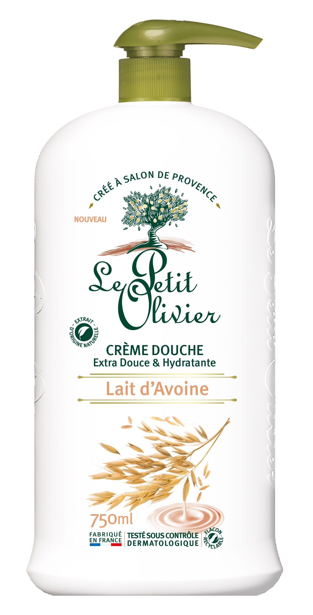 Le Petit Olivier Shower Cream Oat Milk (750ml)