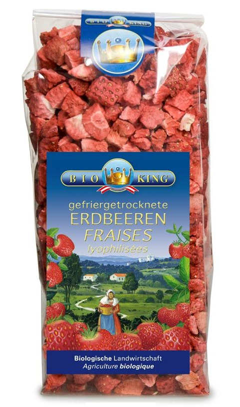 BioKing getrocknete Erdbeeren (40g)