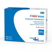 FIWA Bandes de fixation élastiques 6cm x 4m (20 pces)