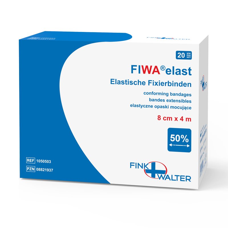 FIWA elastische Fixierbinde 8cm x 4m (20 Stk)