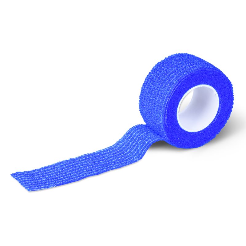 FIWA flex Pflasterbinde haftend elastisch 2.5cm x 4.5m Blau (1 Rolle)