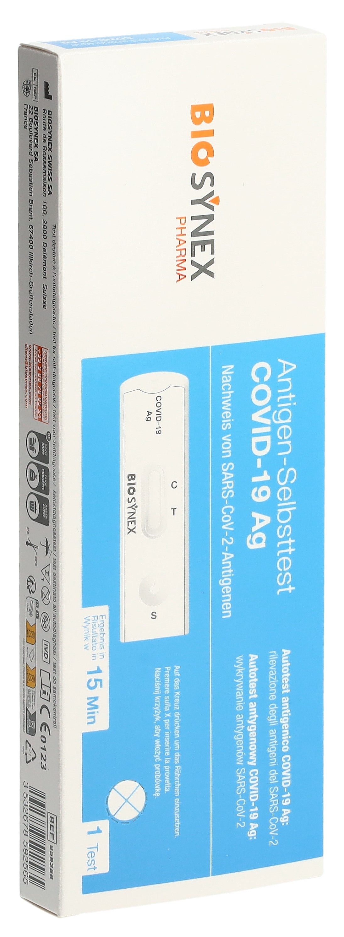 BIOSYNEX Antigen Selbsttest COVID 19 (1 Stk)