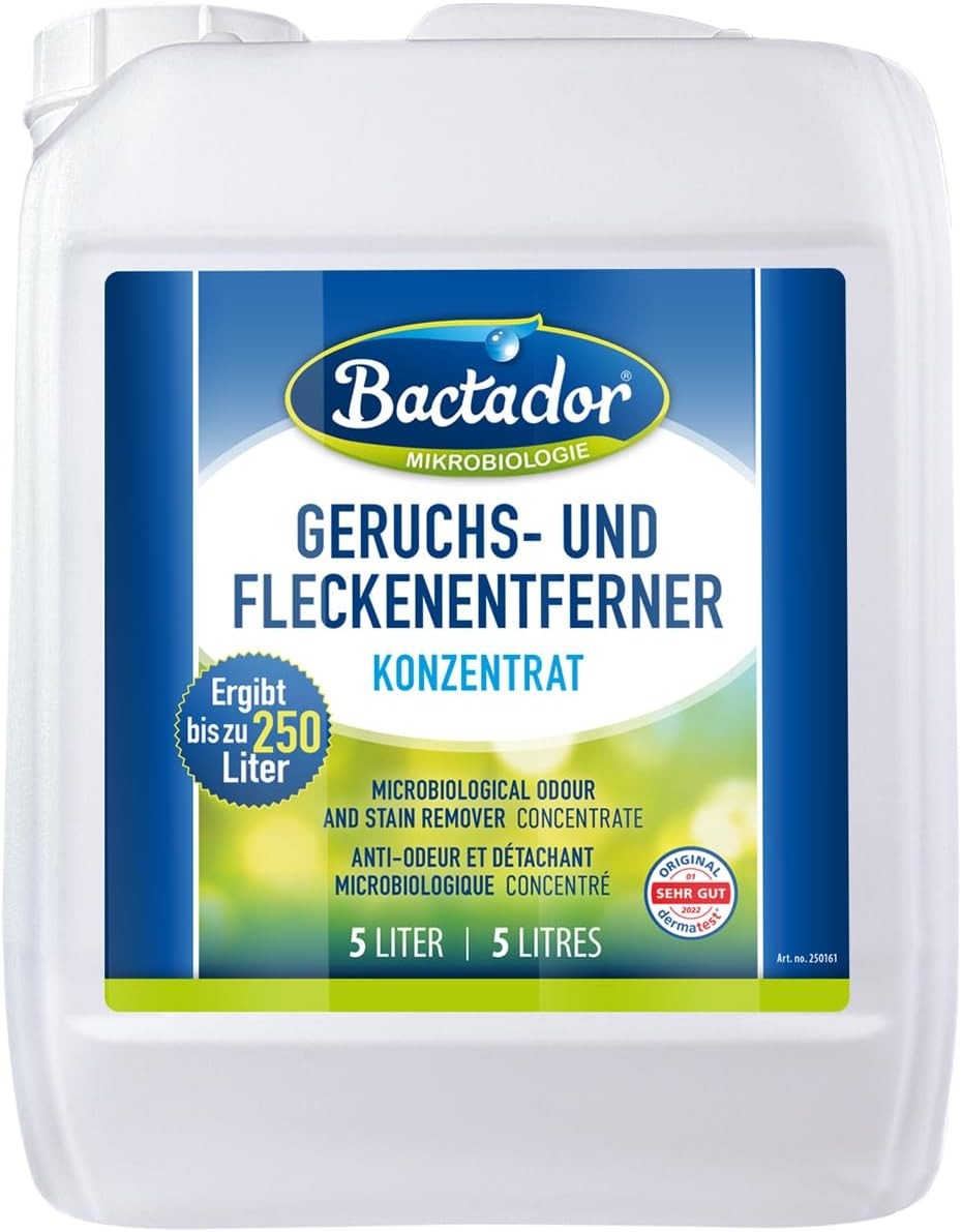 Bactador Geruchs​- und Fleckenentfernerkonzentrat (5l)
