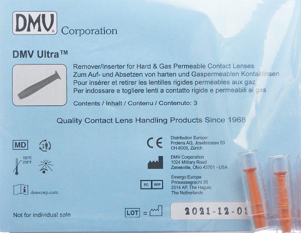 DMV Ultra Applicatore per lenti a contatto (3 pz)