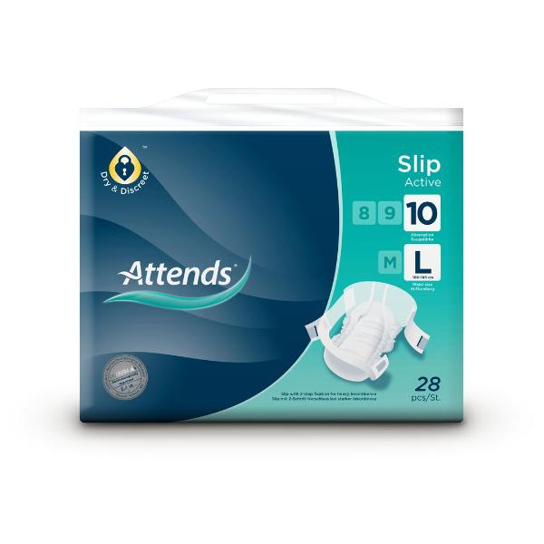 Attends Slip 10 Active Large (28 Stk)