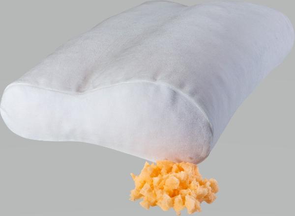 elsa Flake Neck Pillow 50x11cm incl. Velour Cover Ecru (1 pc)