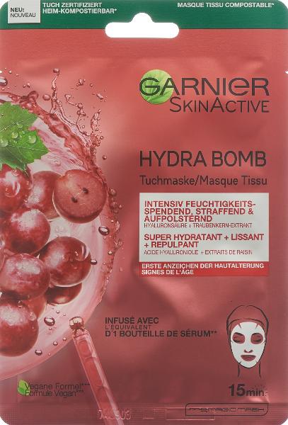 GARNIER SkinActive Hydra Bomb Tuchmaske Traubenkern (28g)