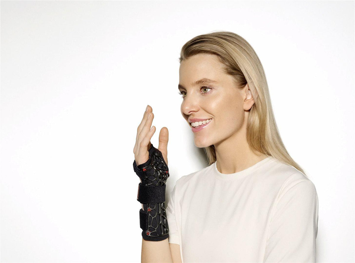 SPORLASTIC Manu-Cast Organic Handgelenkorthese Grösse 1 rechts schwarz (1 Stk)