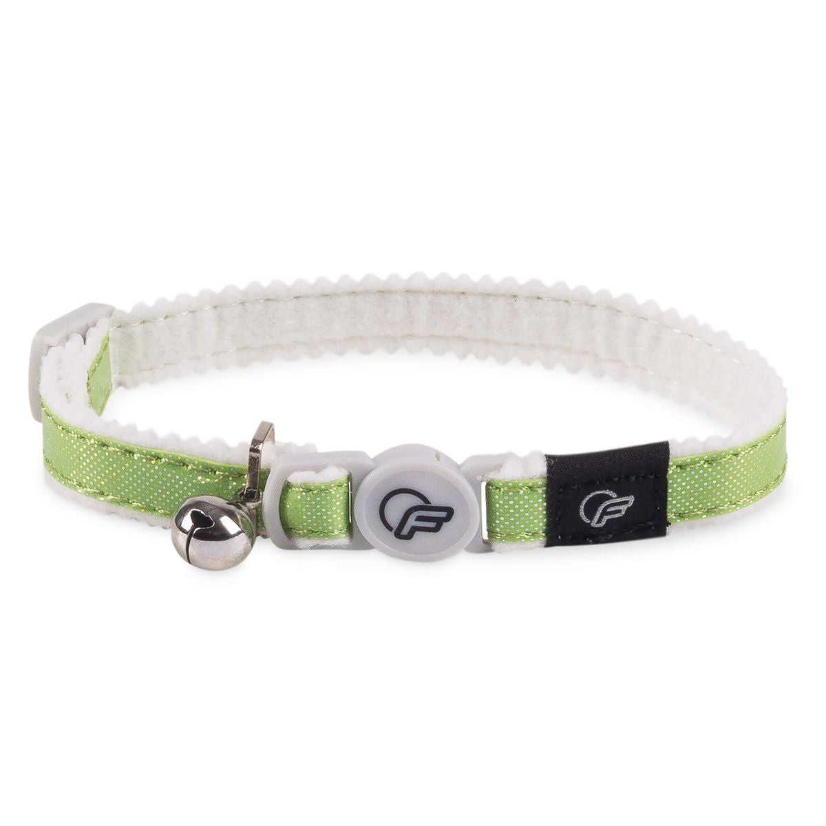 Freezack Katzenhalsband Glitter Weave grün, Halsumfang 20-30cm (1 Stk)