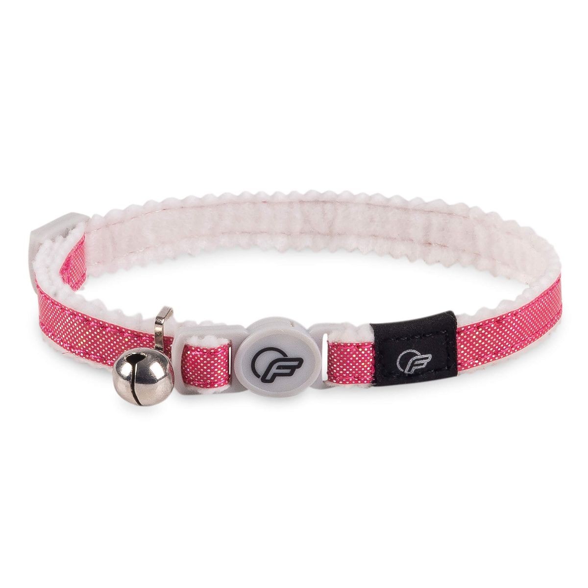 Freezack Katzenhalsband Glitter Weave pink, Halsumfang 20-30cm (1 Stk)