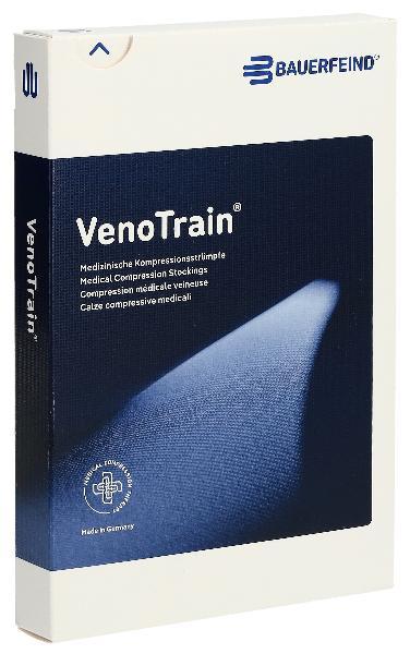 VenoTrain soft S AD CCL2 Size XS normal/short closed toe black 3cm nub grip band (1 pair)