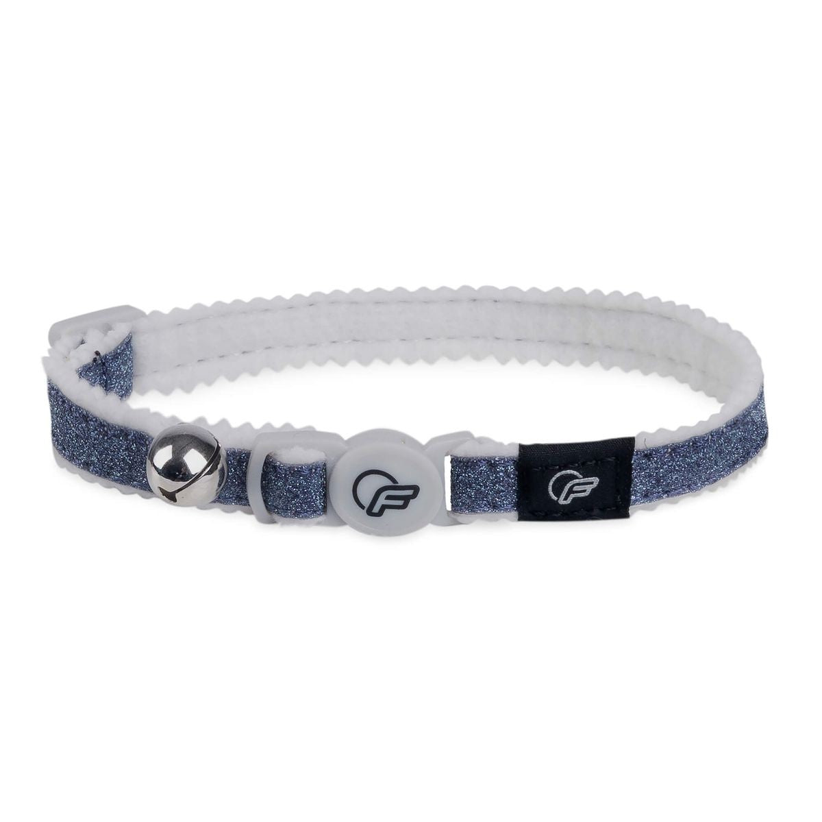Freezack Katzenhalsband Glitter Weave dunkelblau, Halsumfang 20-30cm (1 Stk)