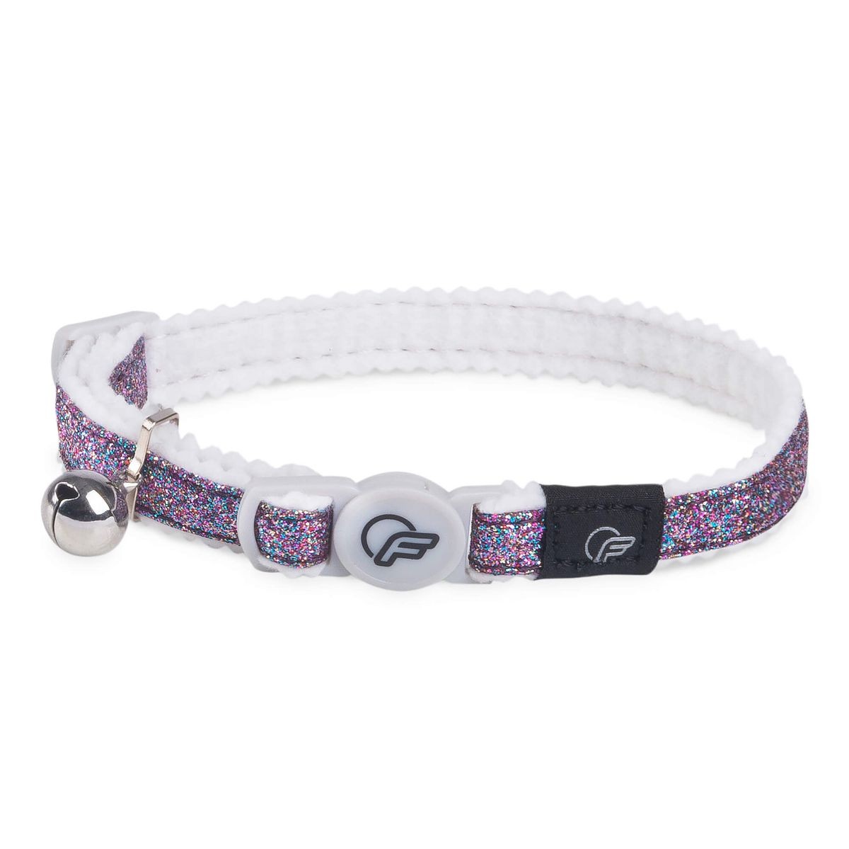 Freezack Katzenhalsband Glitter Flake bunt, Halsumfang 20-30cm (1 Stk)