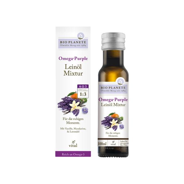 BIO PLANETE Omega Purple Linseed Oil Blend (100ml)