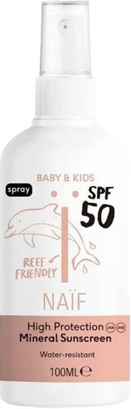 Näif Mineral Sun Spray SPF50 Baby & Kids (100ml)