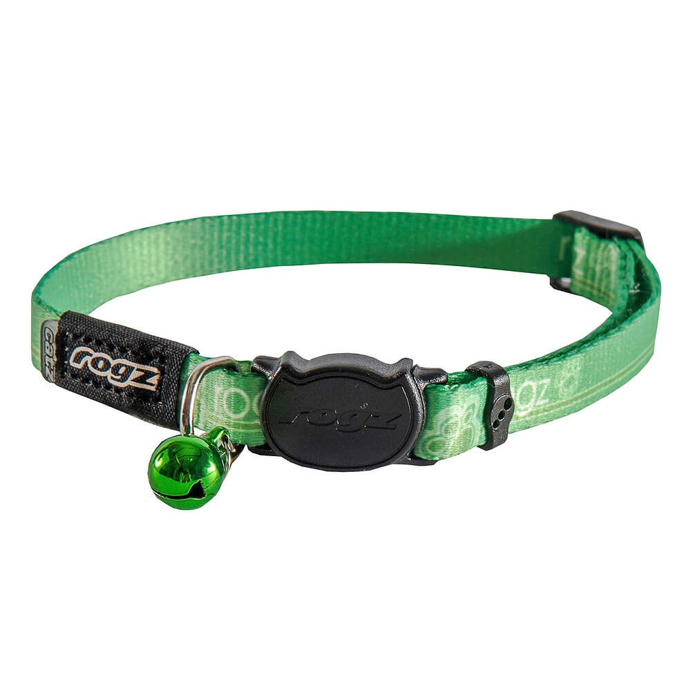rogz Kiddycat Katzenhalsband grün, Halsumfang 20-31cm (1 Stk)