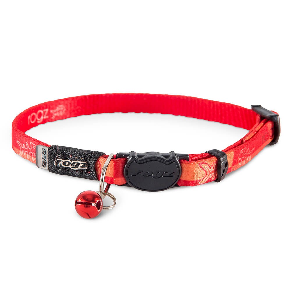 rogz Kiddycat Katzenhalsband orange, Halsumfang 16.5-23cm (1 Stk)