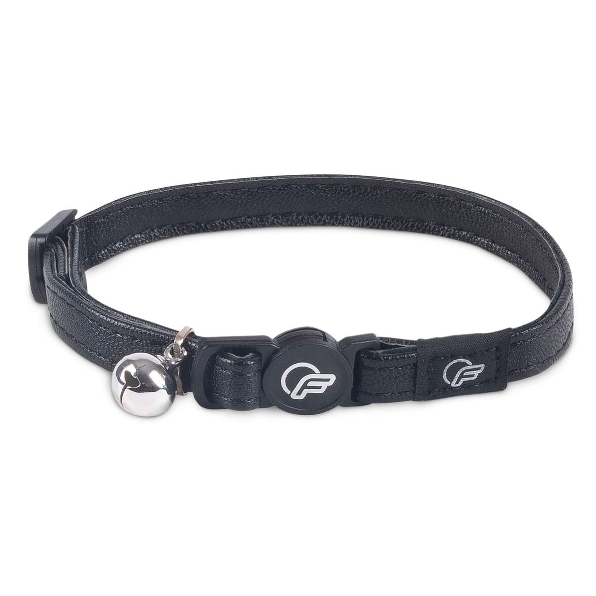 Freezack Katzenhalsband Leather schwarz, Halsumfang 20-31cm (1 Stk)