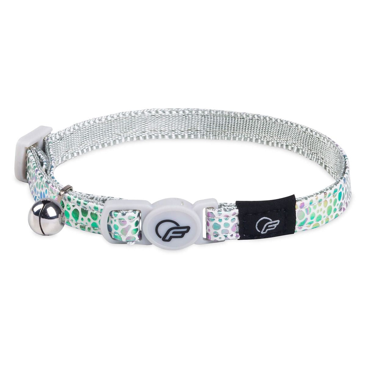 Freezack Katzenhalsband Dots silber, Halsumfang 20-31cm (1 Stk)