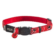 rogz FancyCat Katzenhalsband rot, Halsumfang 20-31cm (1 Stk)