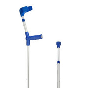 Sahag Béquilles Juge Ergo Soft, 70-90cm, alu bleu (1 paire)