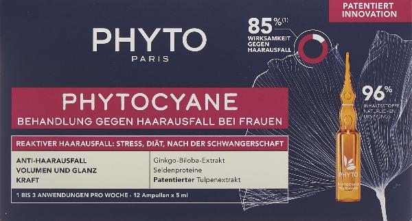 PHYTO Phytocyane Ampoules Reactional Hair Loss Women DE/IT (12x5ml)