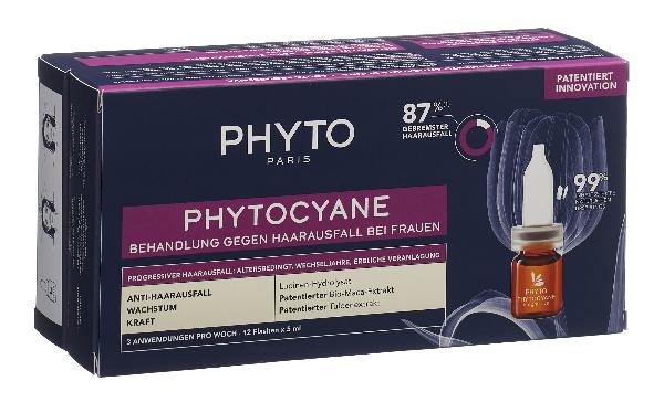 PHYTO Phytocyane Fiale caduta progressiva donna DE/IT (12x5ml)