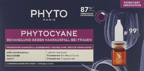 PHYTO Phytocyane Fiale caduta progressiva donna DE/IT (12x5ml)