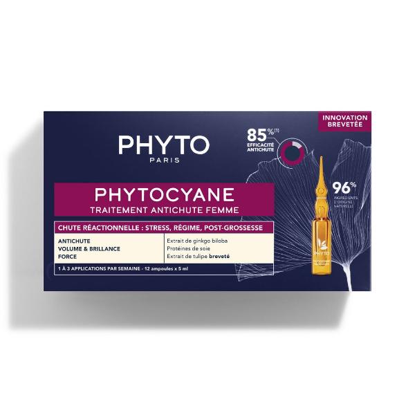 PHYTO Phytocyane Ampoules Reactional Hair Loss Women FR (12x5ml)