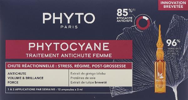 PHYTO Phytocyane Ampoules Reactional Hair Loss Women FR (12x5ml)