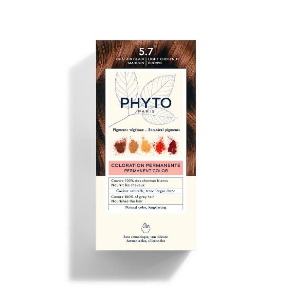PHYTO Phytocolor Kit de coloration 5.7 Châtain Clair Marron (112ml)
