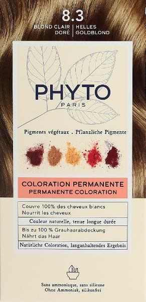 PHYTO Phytocolor Hair Colour Kit 8.3 Light Golden Blonde (112ml)