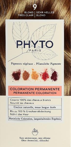 PHYTO Phytocolor Kit de coloration 9 Blond Très Clair (112ml)